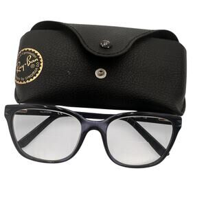 Valentino Blue V2677 Wayfarer Square Prescription Full Rim Eyeglasses
